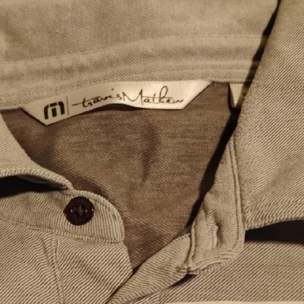 Travis Mathew Gray Polo Shirt